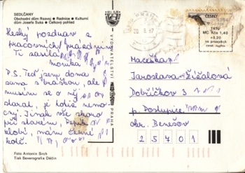 Sedlčany 1987 95 001 ●